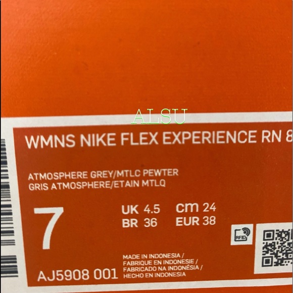 Nike Flex Experience RN 8 Canvas Atmosphere Grey - Picture 8 of 8